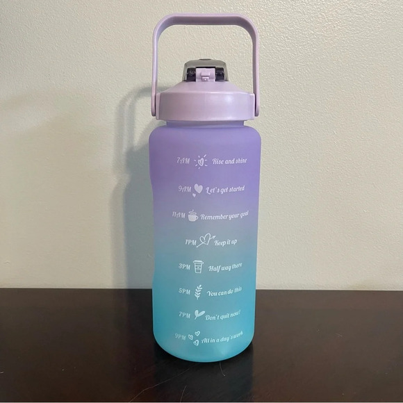 64oz Motivational Water Bottle Multicolor - Picture 1 of 5
